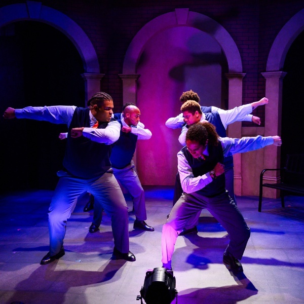 William Schmidt as Pharus, Omar Stewart as David, Wesley Barker as AJ, Brandon DiPaola as Ensemble, Miles Meckling as Bobby, Chachi Delgado as Junior ​​​​