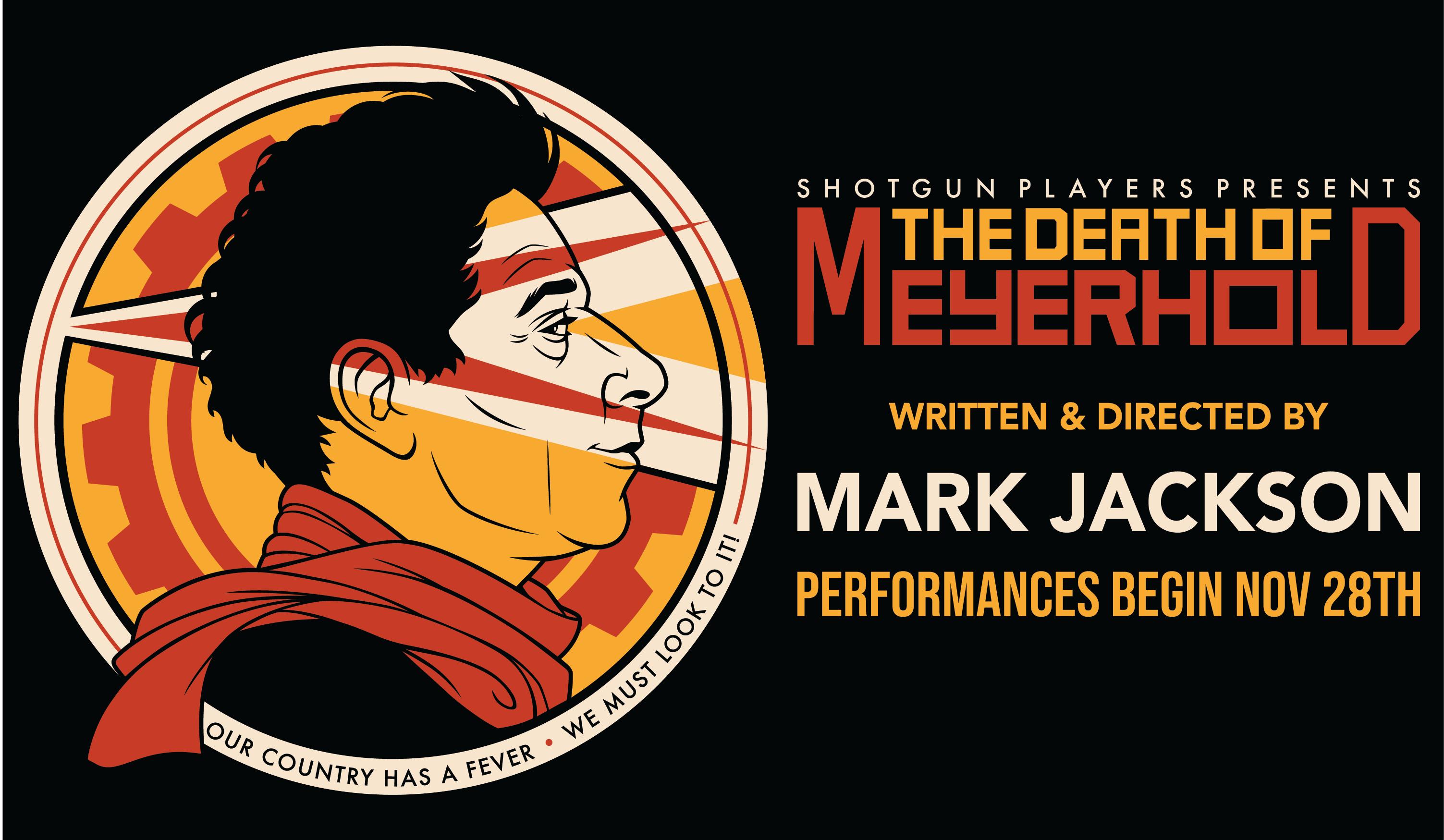 Poster artwork for The Death of Meyerhold