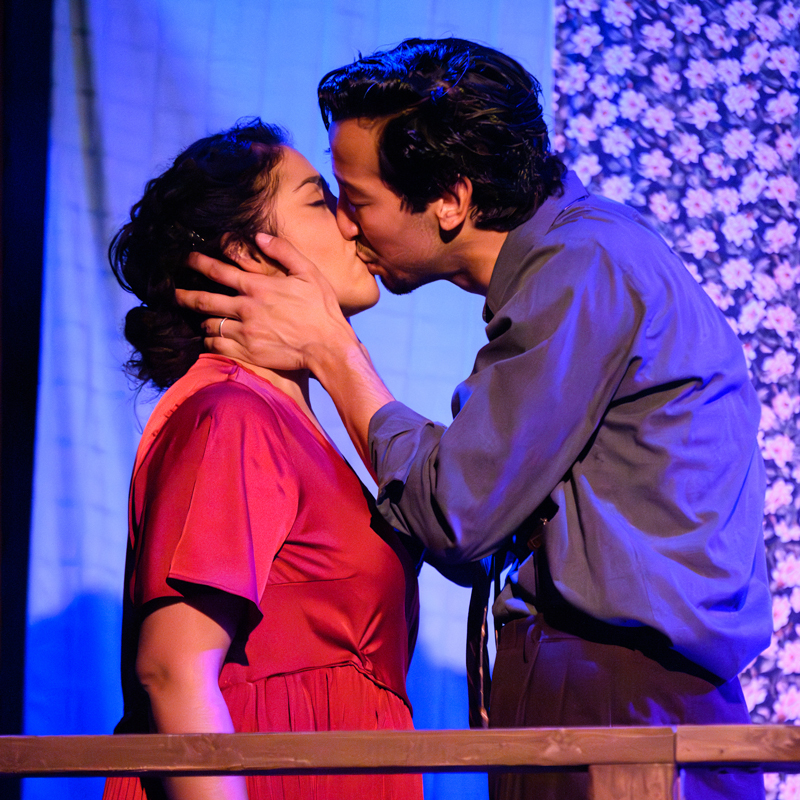 Regina Morones as Yerma, Caleb Cabrera as Juan